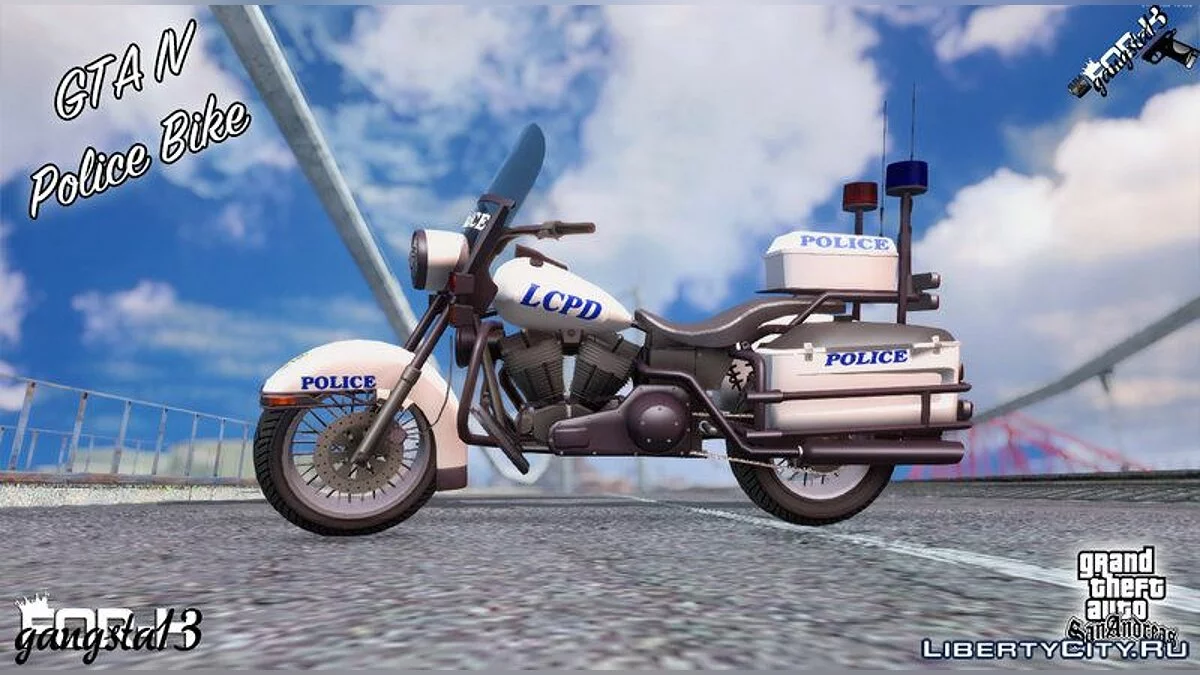 GTA IV Police Bike / GTA San Andreas