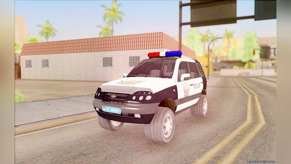 Скачать Chevrolet NIVA Police UA для GTA San Andreas