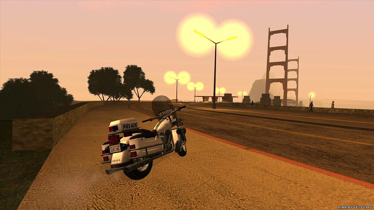 GTA V Police Bike / GTA San Andreas
