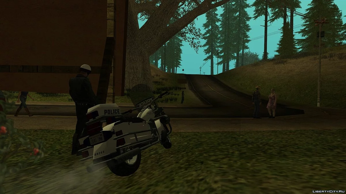 GTA V Police Bike / GTA San Andreas