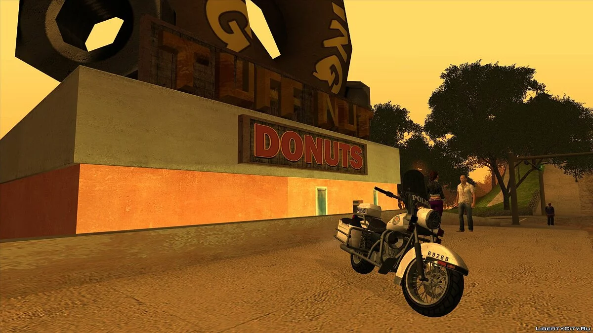 GTA V Police Bike / GTA San Andreas