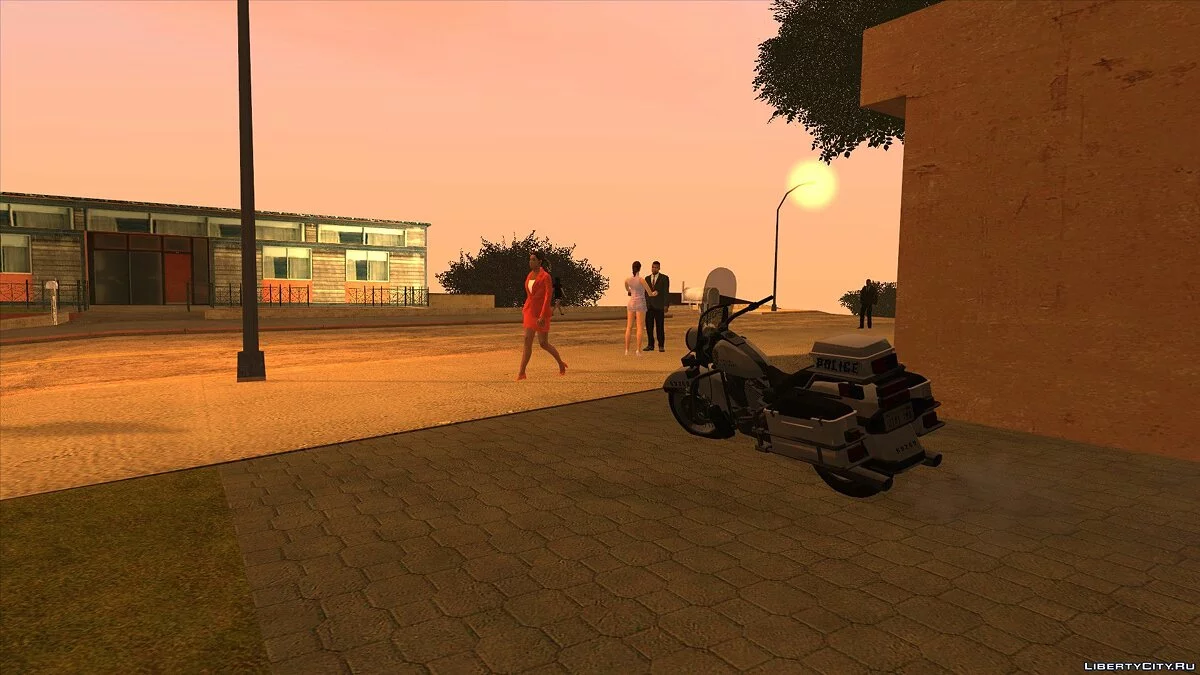 GTA V Police Bike / GTA San Andreas
