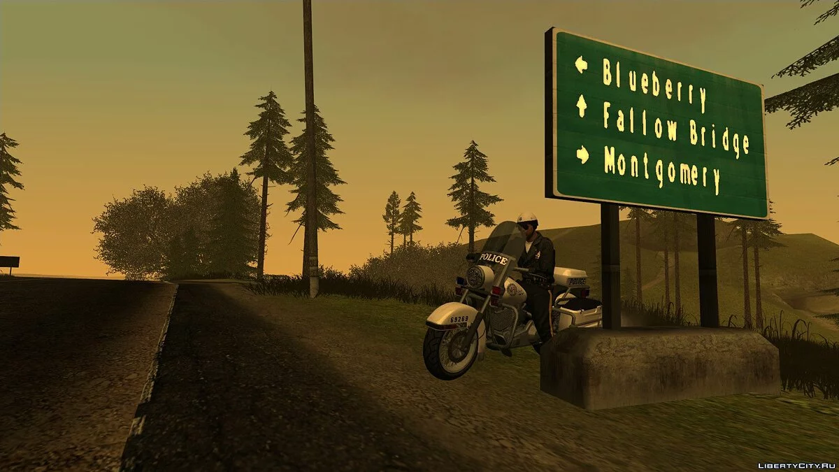 GTA V Police Bike / GTA San Andreas