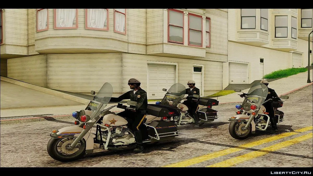 Harley Davidson FLH 1200 Police. / GTA San Andreas