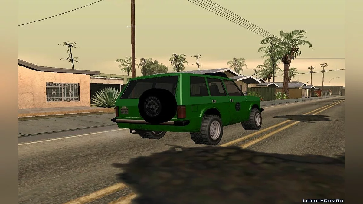 NFS Hot Pursuit Land-Rover Discovery Police Huntley / GTA San Andreas