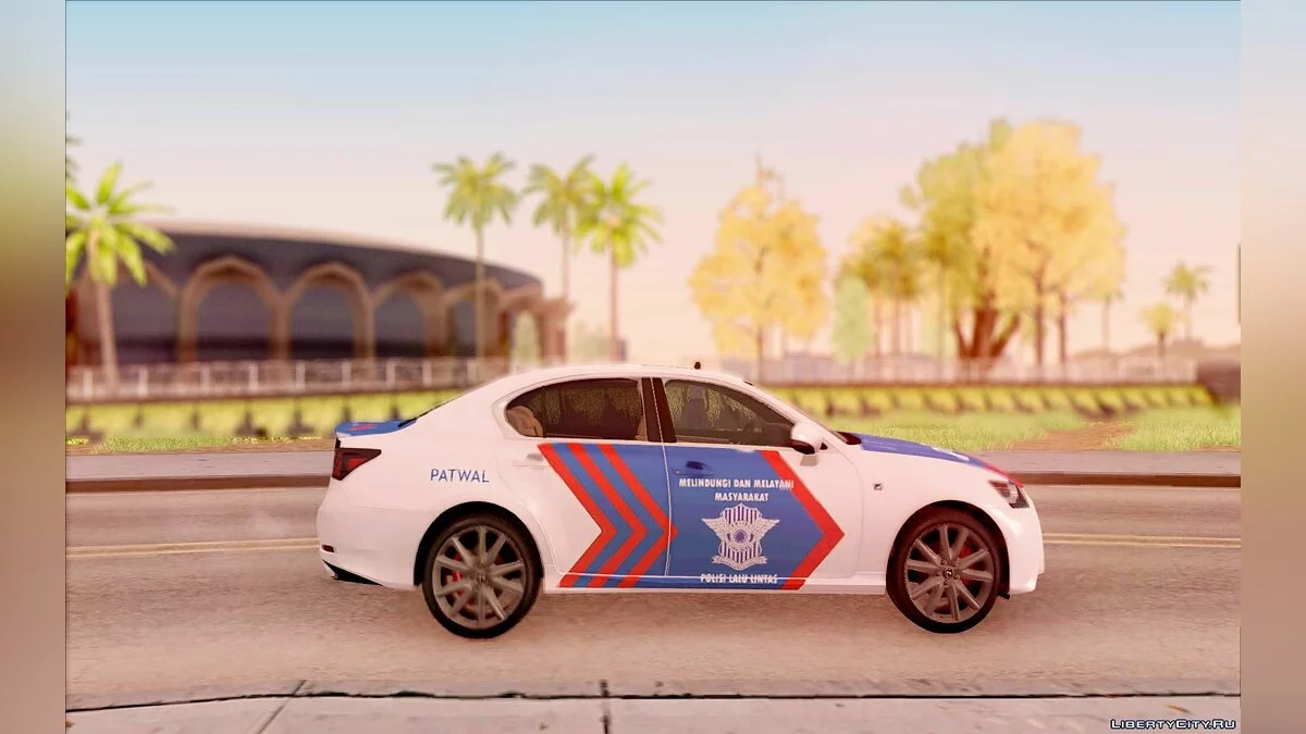 Lexus GS-350 Indonesian Police Car / GTA San Andreas