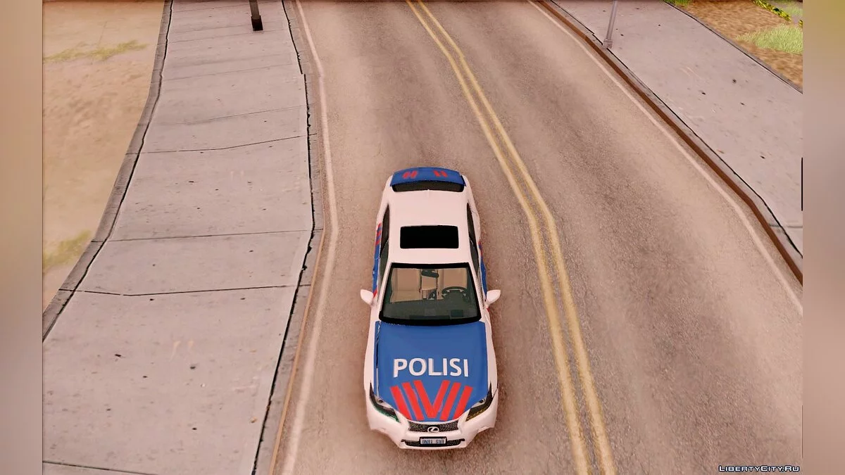 Lexus GS-350 Indonesian Police Car / GTA San Andreas