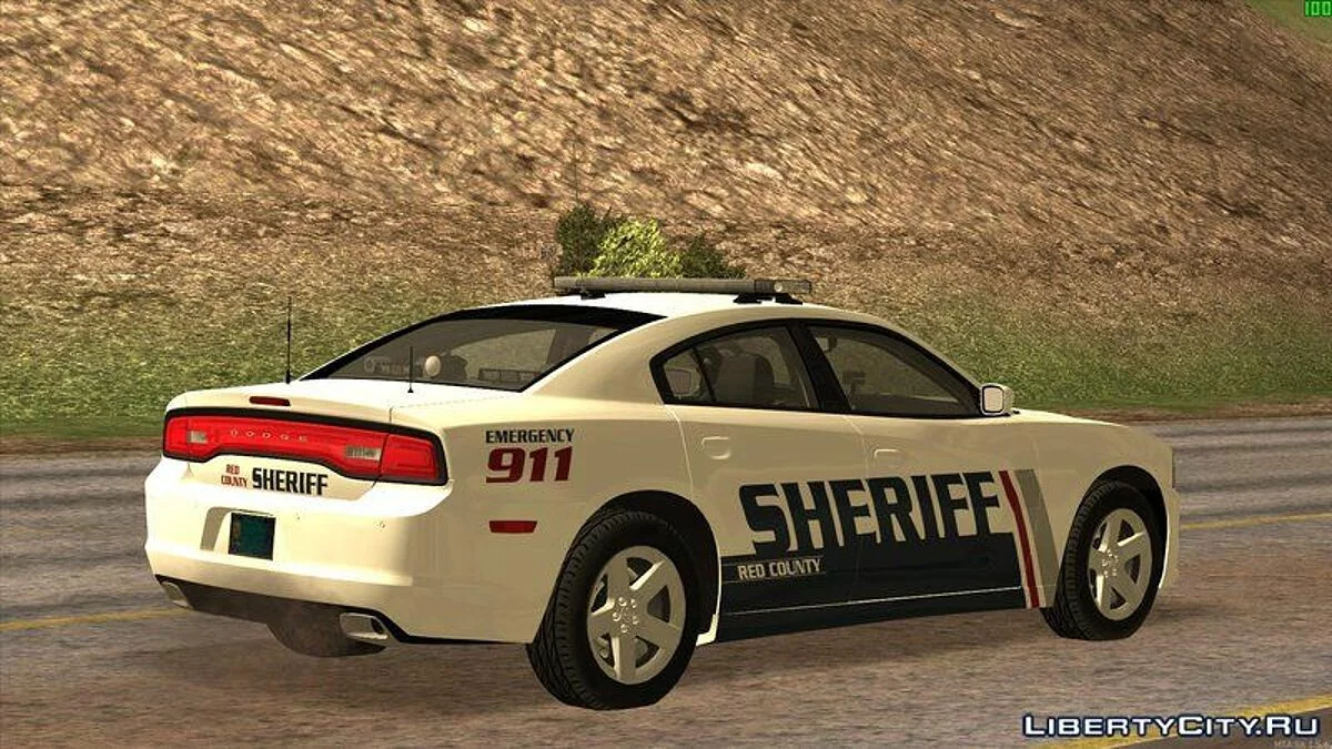 2013 Dodge Charger Red County Sheriff's Office / GTA San Andreas