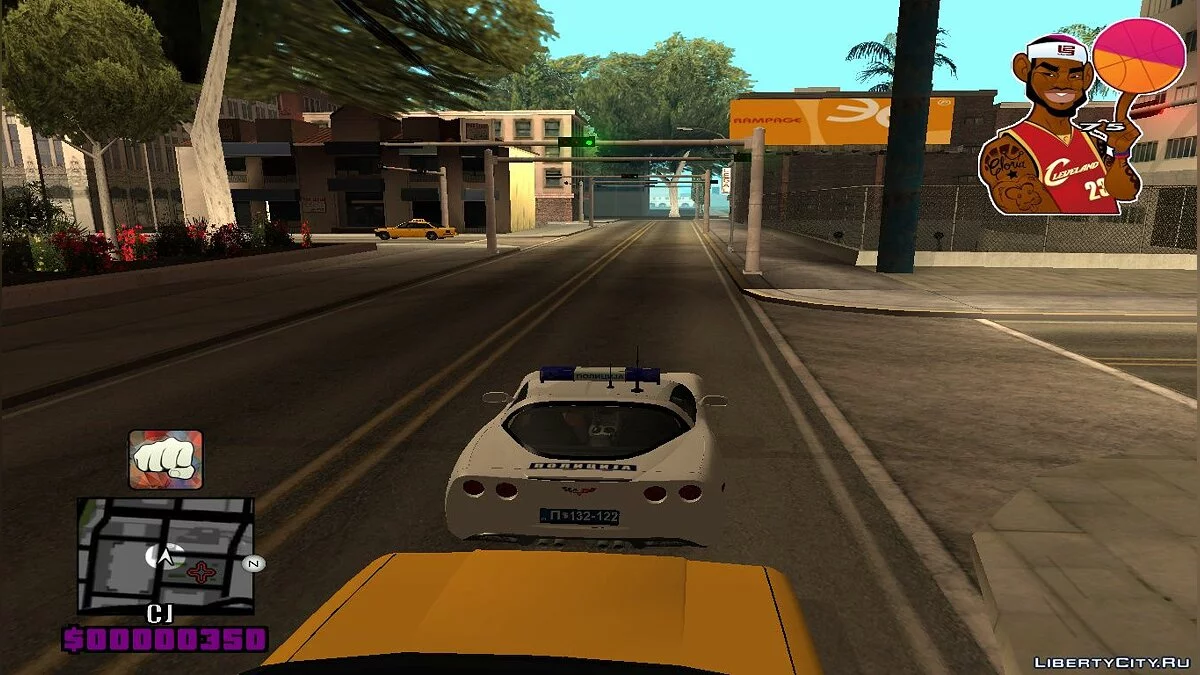 Chevrolet Corvette C6 Police / GTA San Andreas