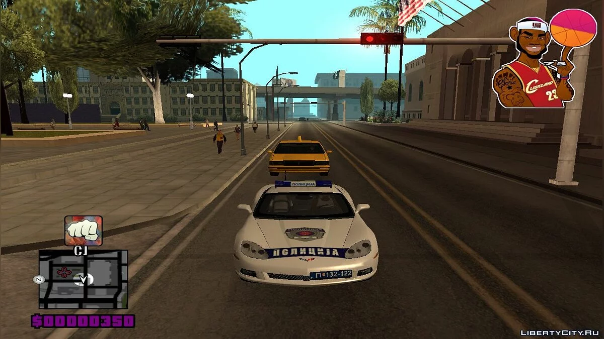 Chevrolet Corvette C6 Police / GTA San Andreas