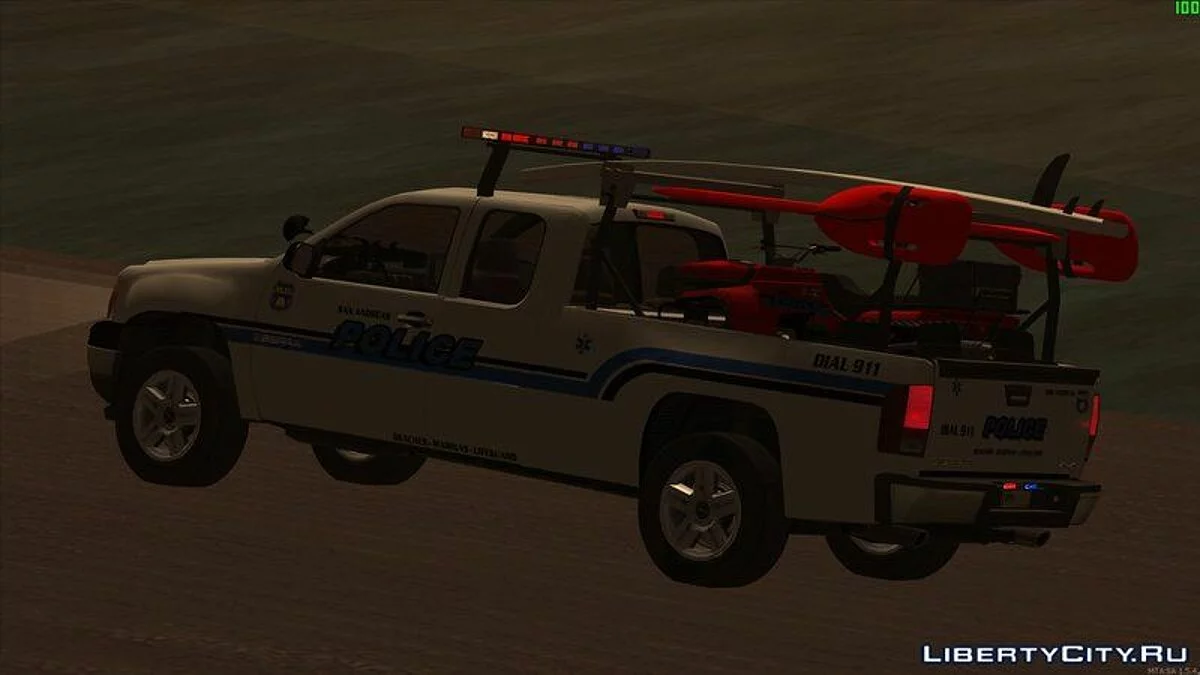 2010 GMC Sierra San Andreas State Police Lifeguard / GTA San Andreas