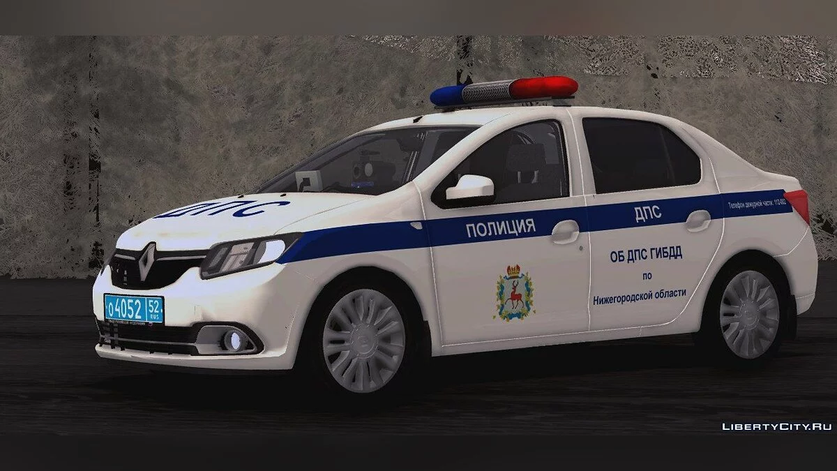 Renault Logan ГИБДД / GTA San Andreas