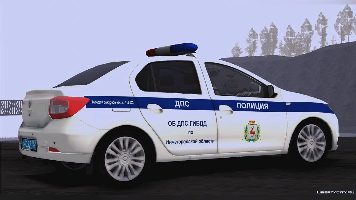 Renault Logan ГИБДД / GTA San Andreas