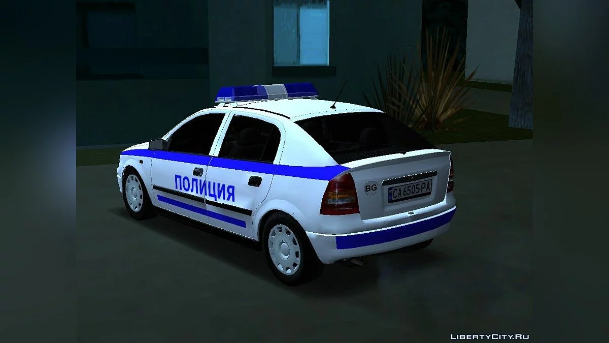 Opel Astra G Bulgarian Police / GTA San Andreas