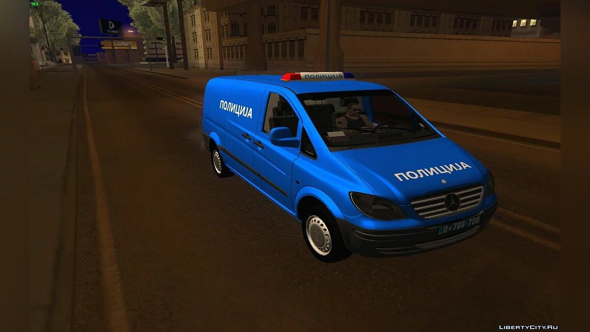 Mercedes Benz Vito Policija / GTA San Andreas