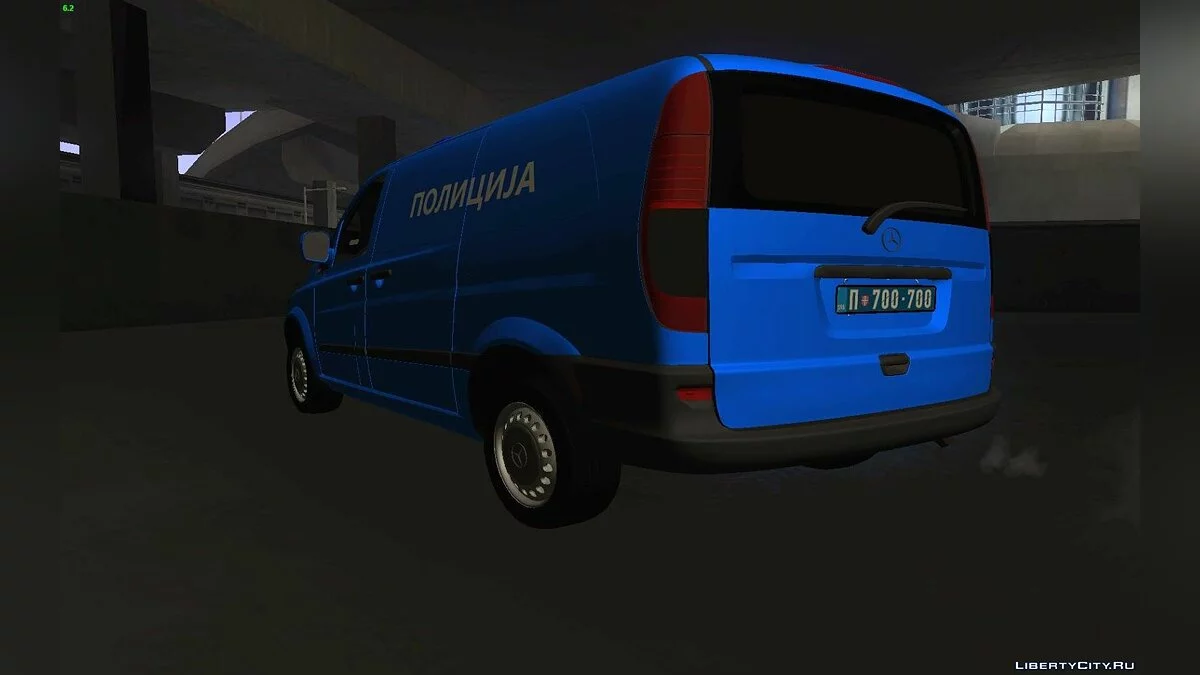 Mercedes Benz Vito Policija / GTA San Andreas