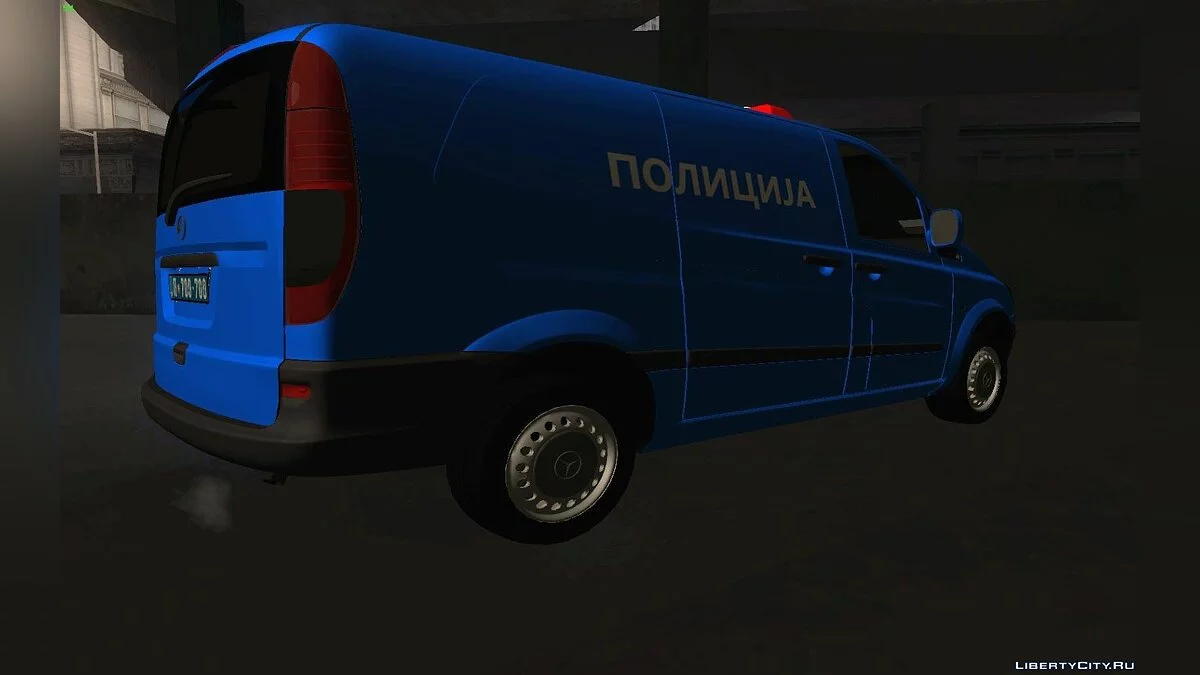 Mercedes Benz Vito Policija / GTA San Andreas