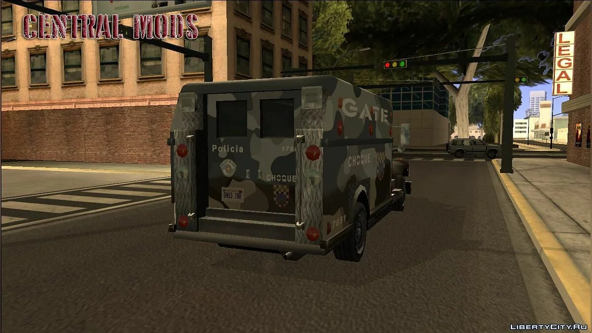 Enforcer - GATE SP - Улучшенный фургон спецназа / GTA San Andreas