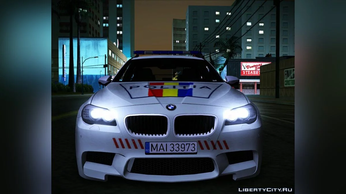 BMW F10 M5 Packet - Politia Romana / GTA San Andreas