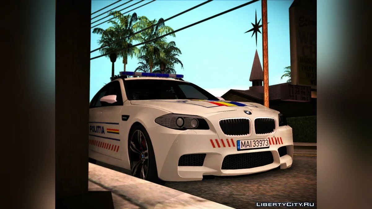 BMW F10 M5 Packet - Politia Romana / GTA San Andreas