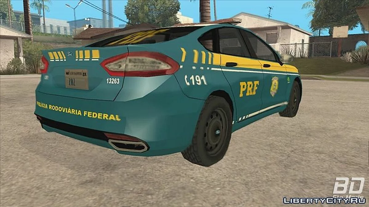 Ford Fusion PRF Lowpoly - Машина для слабых ПК / GTA San Andreas