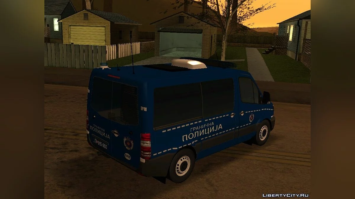 Mercedes Benz Sprinter Granična Policija / GTA San Andreas