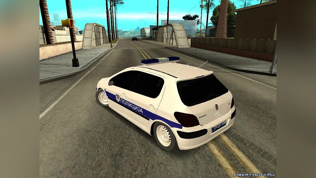 Peugeot 307 Policija / GTA San Andreas