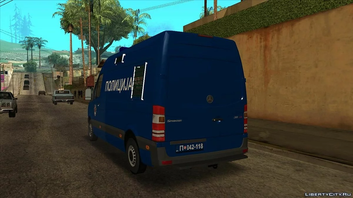 Полицейский Mercedes-Benz Sprinter / GTA San Andreas