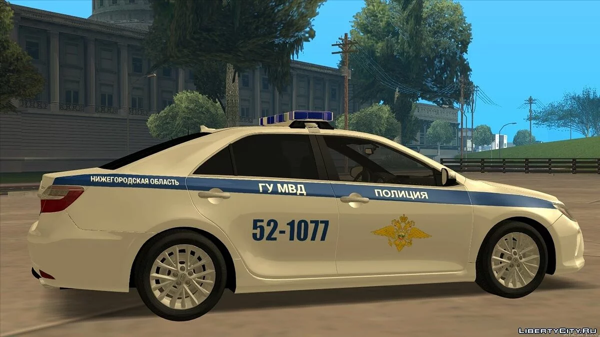 Toyota Camry 2015 ГУ МВД / GTA San Andreas