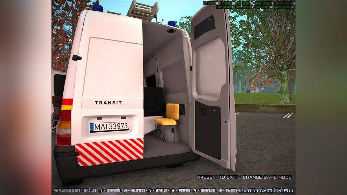 Ford Transit - Румынская полиция / GTA San Andreas