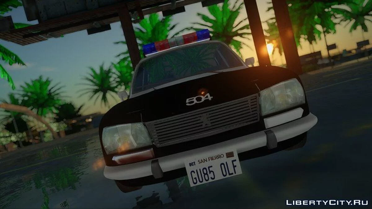 Peugeot 504 Police / GTA San Andreas