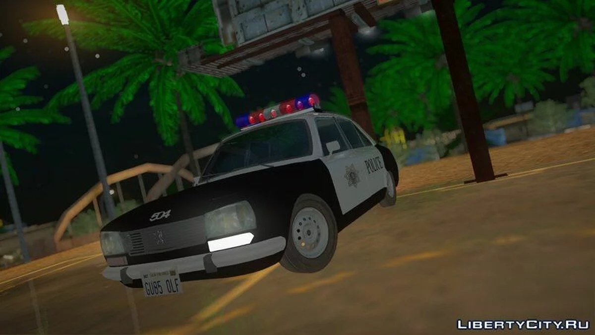 Peugeot 504 Police / GTA San Andreas
