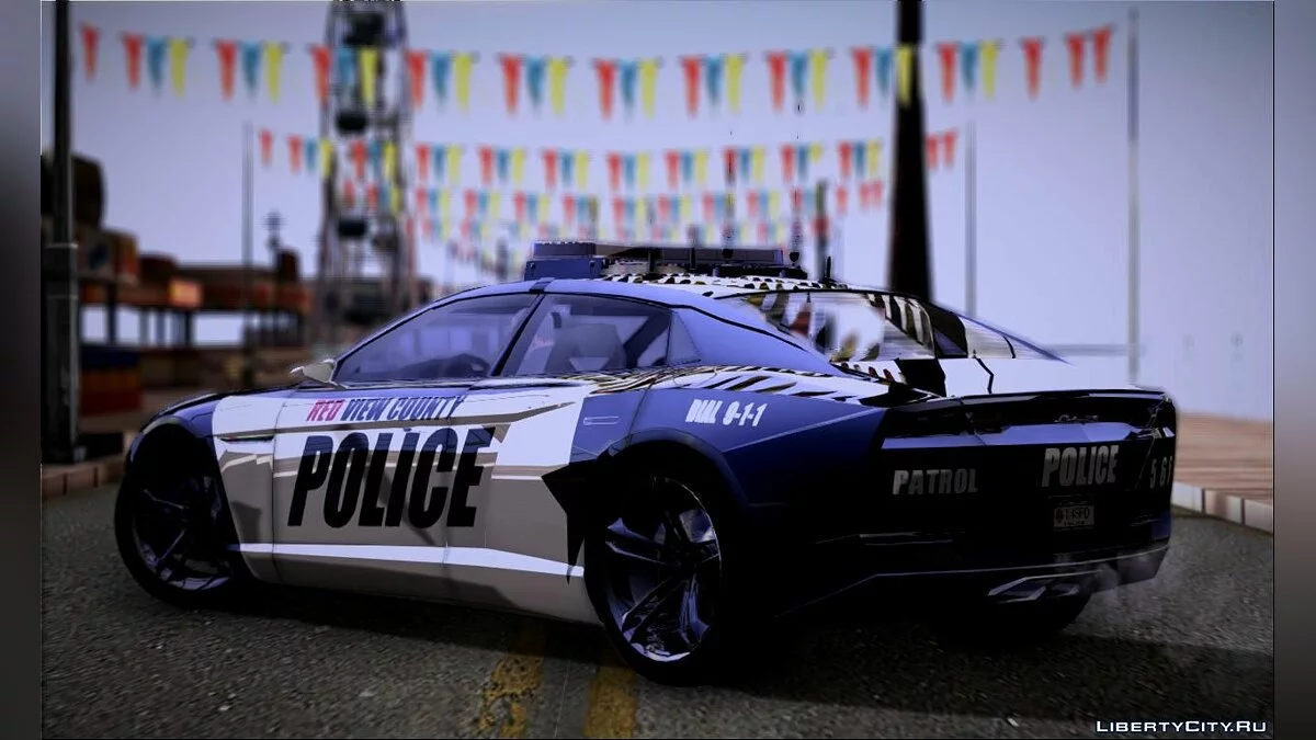 Lamborghini Estoque Concept 2008 NFS Police Custom / GTA San Andreas