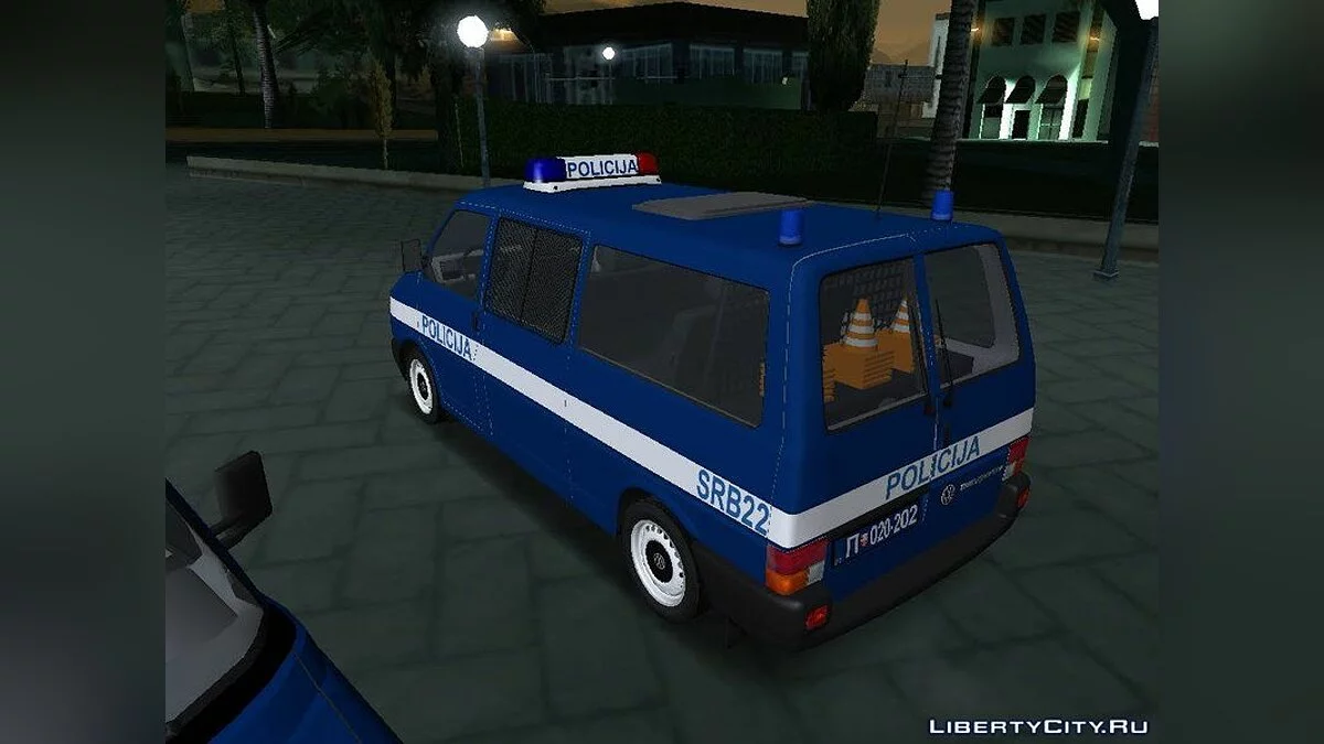 1999 Volkswagen Transporter Mk4 Policija [v1] / GTA San Andreas