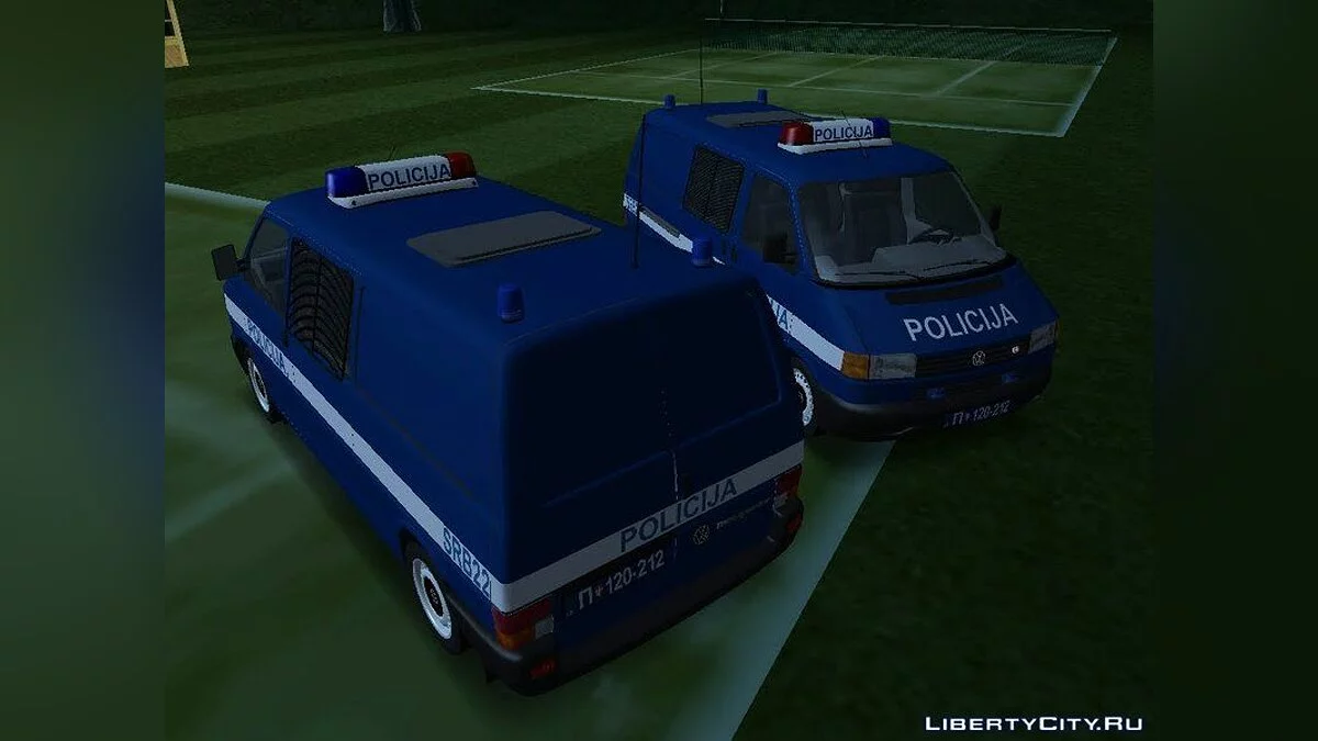 1999 Volkswagen Transporter Mk4 Policija [v2] / GTA San Andreas