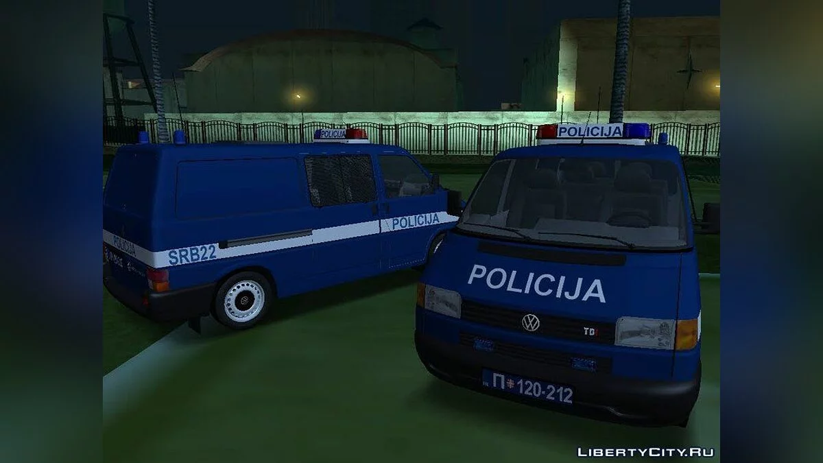1999 Volkswagen Transporter Mk4 Policija [v2] / GTA San Andreas