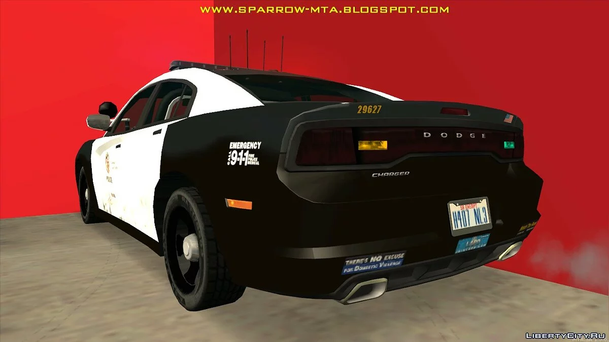 Полицейская версия Dodge Charger для MTA SA / GTA San Andreas