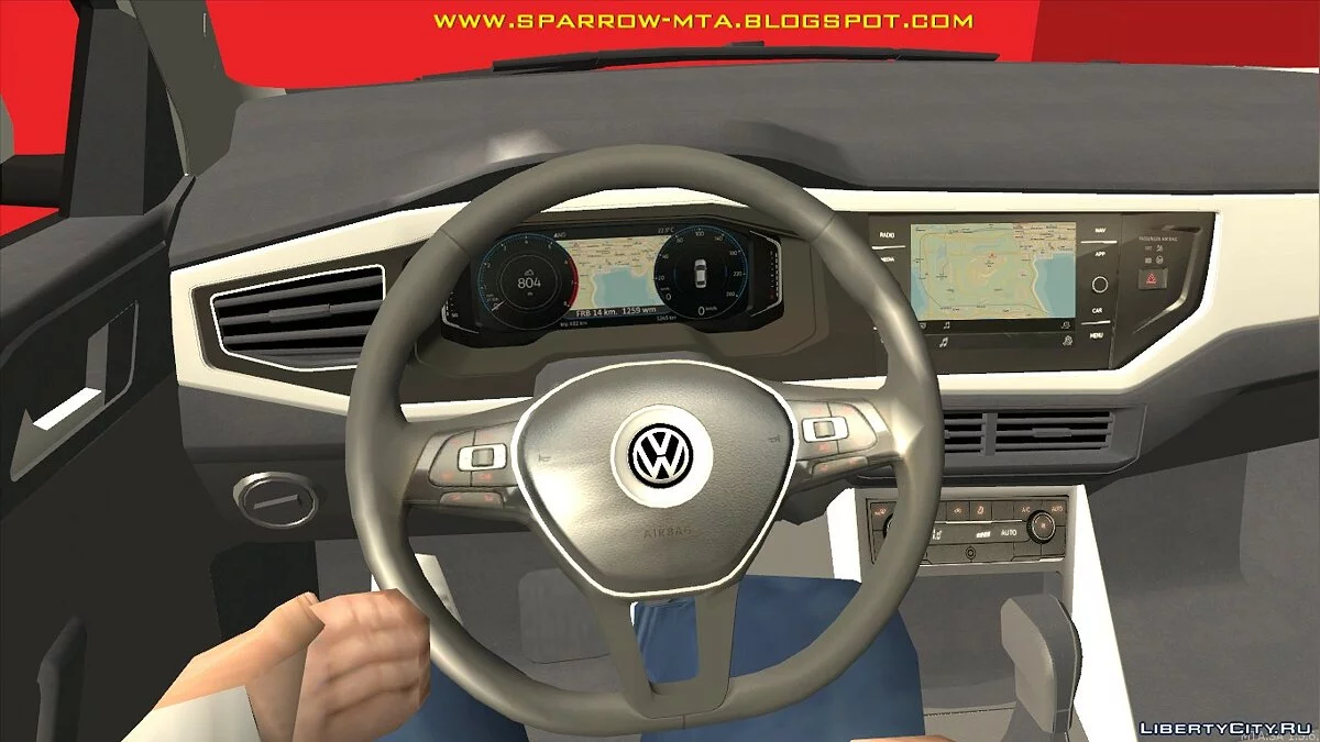 Volkswagen Polo для MTA SA - Турецкая полиция / GTA San Andreas