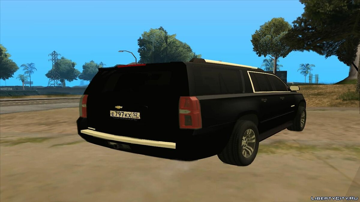 Скачать Chevrolet Suburban ФСБ для GTA San Andreas