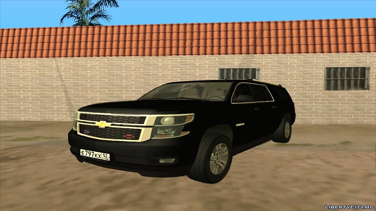 Скачать Chevrolet Suburban ФСБ для GTA San Andreas