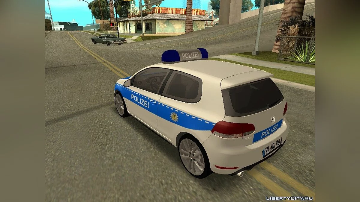 Volkswagen Golf Mk6 Polizei / GTA San Andreas