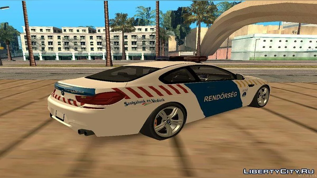 BMW M6 - Венгерская полиция / GTA San Andreas
