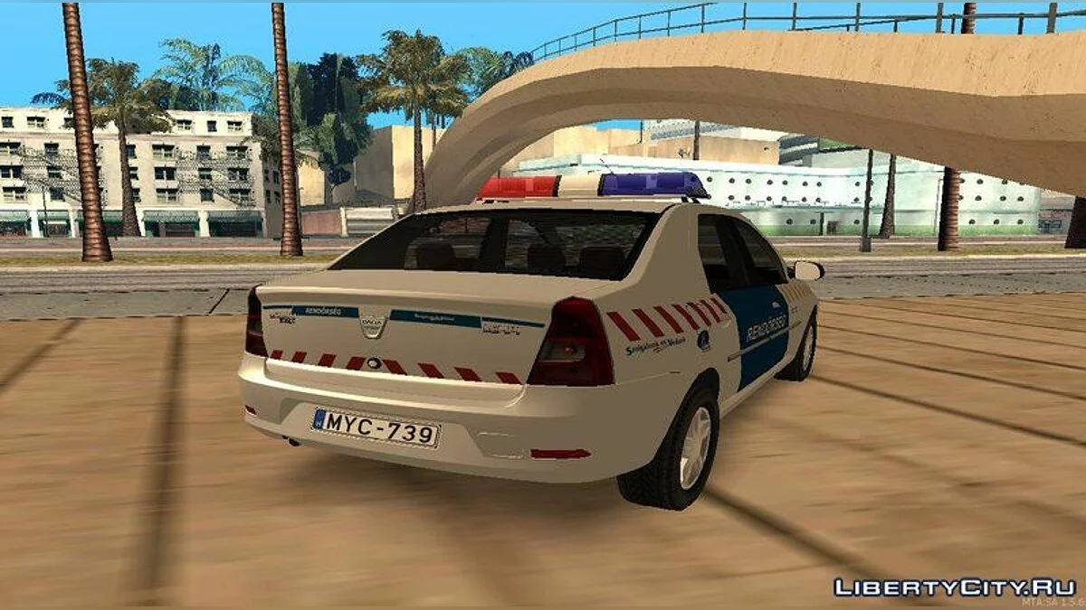 Dacia Logan - Венгерская полиция / GTA San Andreas