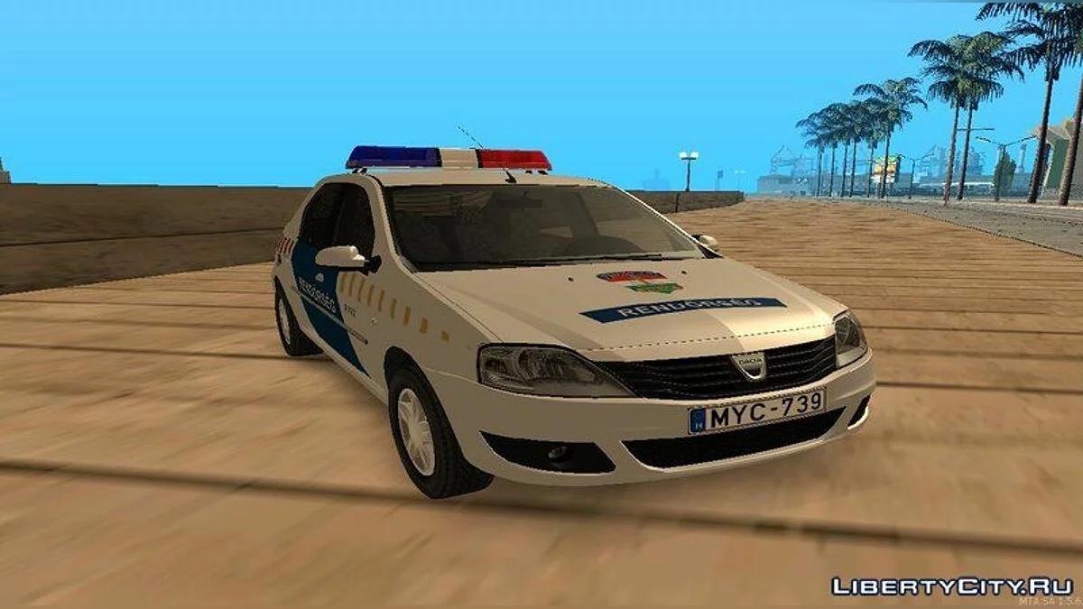 Dacia Logan - Венгерская полиция / GTA San Andreas