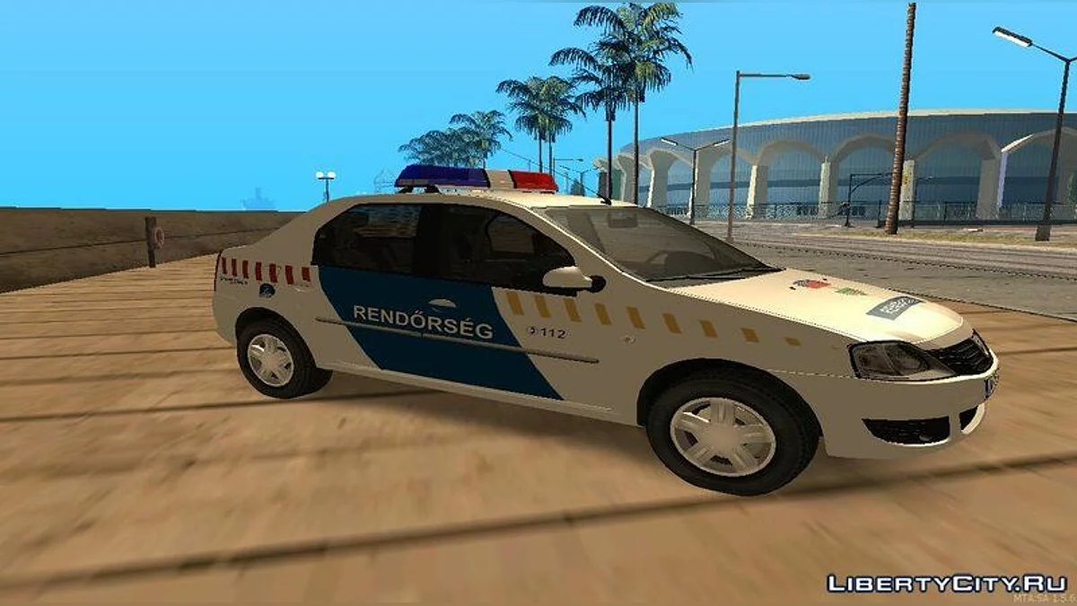Dacia Logan - Венгерская полиция / GTA San Andreas