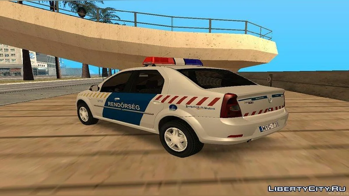 Dacia Logan - Венгерская полиция / GTA San Andreas