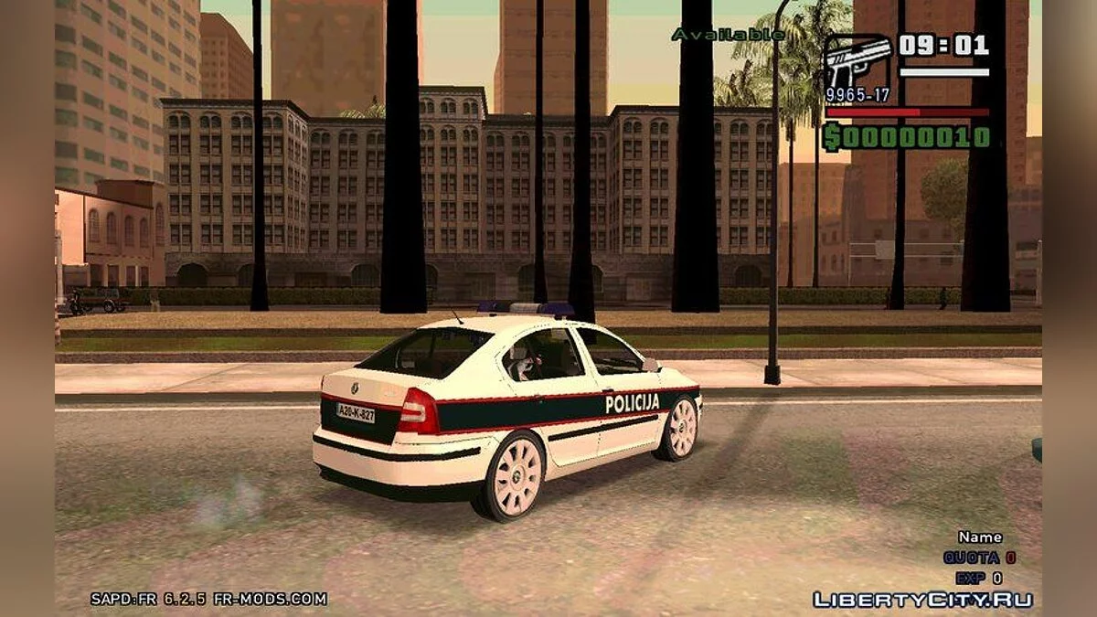Škoda Octavia BiH POLICIJA 2006 / GTA San Andreas