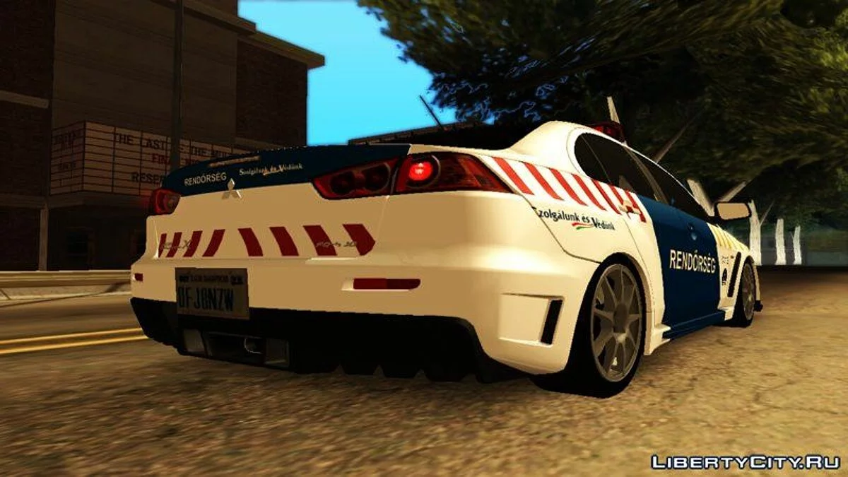 Mitsubishi Lancer Evolution X - Венгерская полиция / GTA San Andreas
