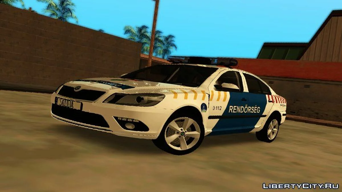 Skoda Octavia MK2 Facelift Magyar Rendőrség / GTA San Andreas