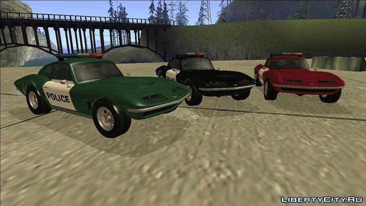 Invetero Coquette Classic Police / GTA San Andreas